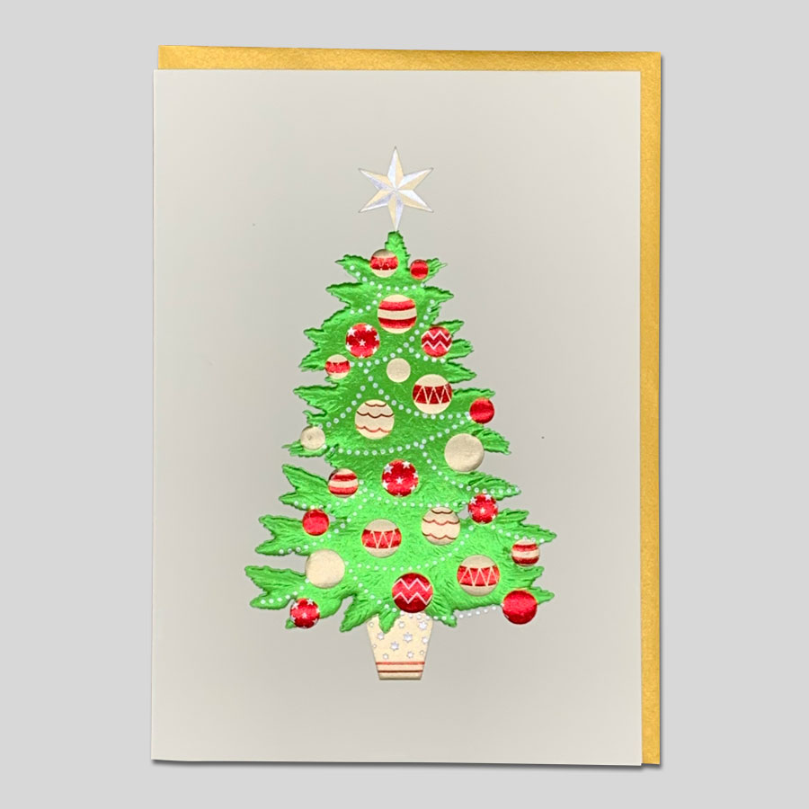 Weihnachtskarte Edel Tannenbaum