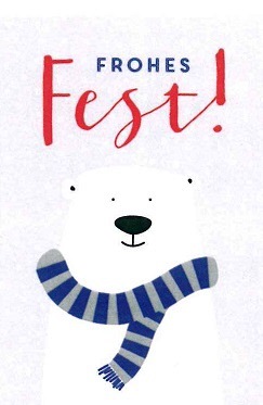 Minikarte Frohes Fest!